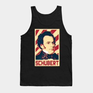 Franz Schubert Retro Propaganda Tank Top